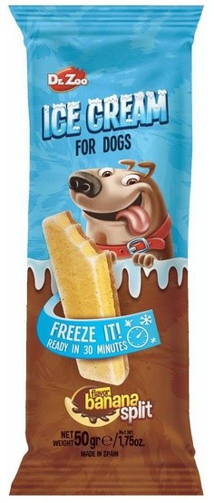 Dr.Zoo Ice Cream lody dla psów - banana split 50g
