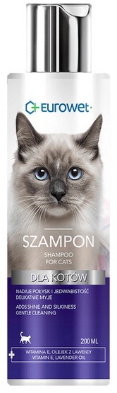 Eurowet Szampon dla  kotów 200ml