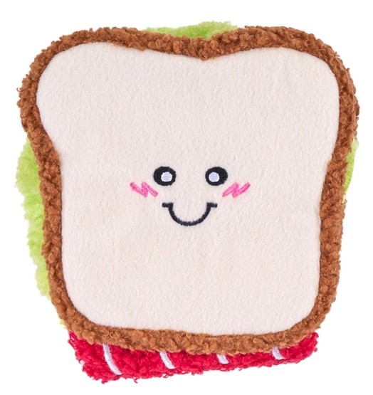 ZippyPaws Pluszowa zabawka dla psa Snufflerz Sandwich [ZP1147]