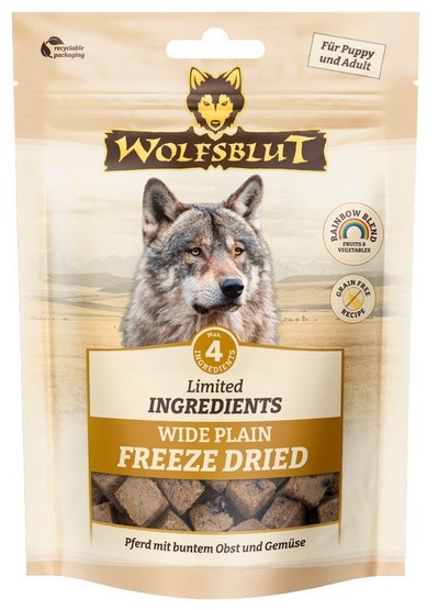 Wolfsblut Dog Limited Ingredients Freeze Dried Wide Plain - konina 40g