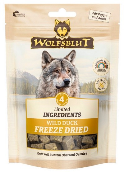 Wolfsblut Dog Limited Ingredients Freeze Dried Wild Duck - dzika kaczka 40g
