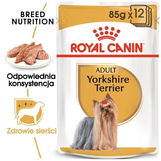 Royal Canin Yorkshire Terrier Adult karma mokra - pasztet, dla psów dorosłych...