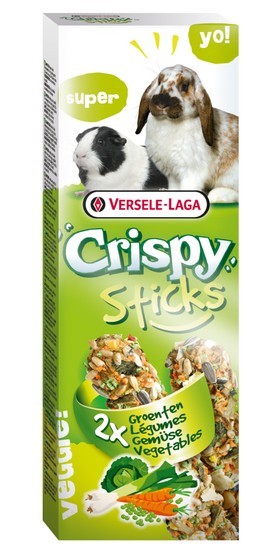 Versele-Laga Crispy Sticks Rabbit & Guinea Pig Vegetables - kolby dla...