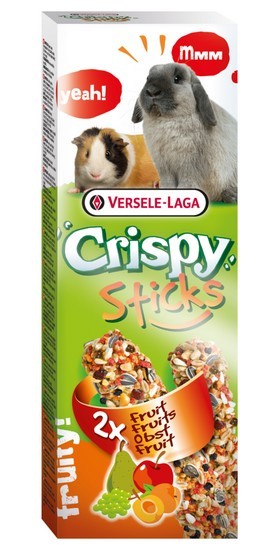 Versele-Laga Crispy Sticks Rabbit & Guinea Pig Fruits - kolby dla królików i...