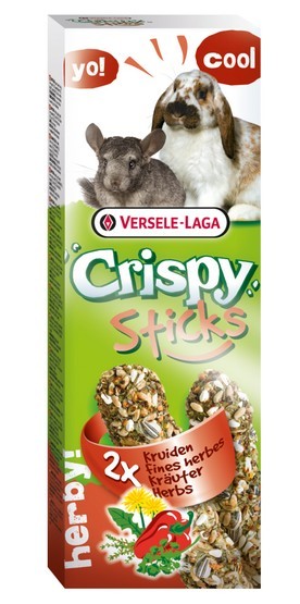 Versele-Laga Crispy Sticks Rabbit & Chinchilla Herbs - kolby dla królików i...