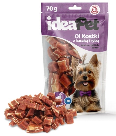 IdeaPet O! Kostka z kaczką i rybą 70g