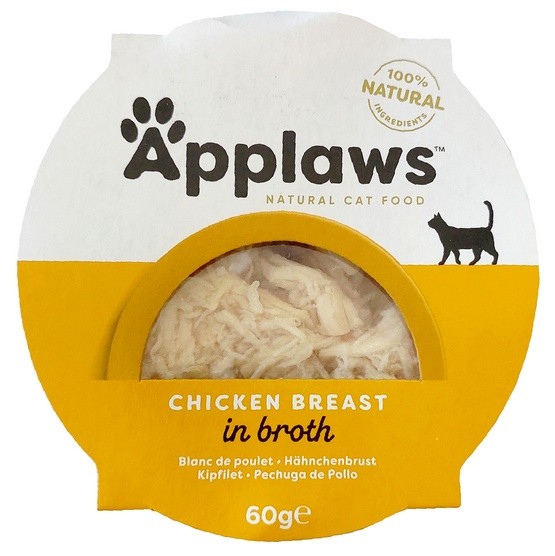 Applaws miseczka dla kota Pierś z Kurczaka z Ryżem 60g