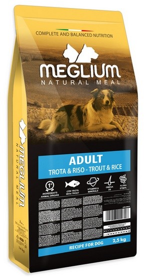 Meglium Dog Adult Trout & Rice 2,5kg
