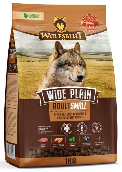 Wolfsblut Dog Wide Plain Small - konina i bataty 1kg