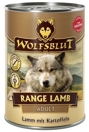Wolfsblut Dog Range Lamb Adult - jagnięcina i ziemniaki puszka 395g