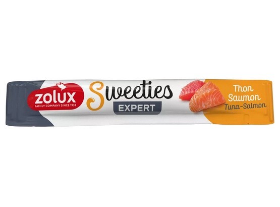 Zolux Sweeties Kremowy przysmak dla kota - tuńczyk i łosoś 14g