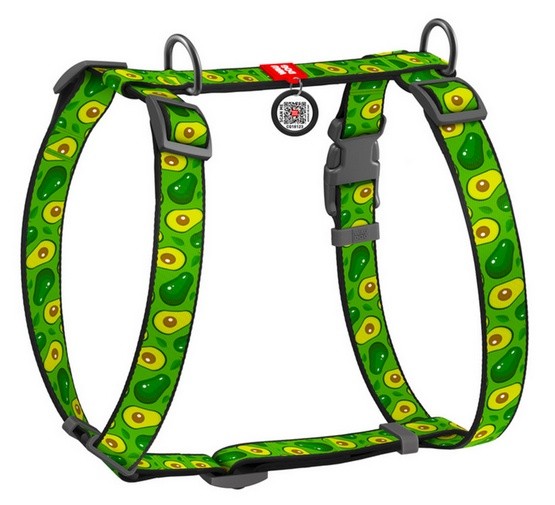 Collar WauDog Nylon szelki H Awokado S 15mm