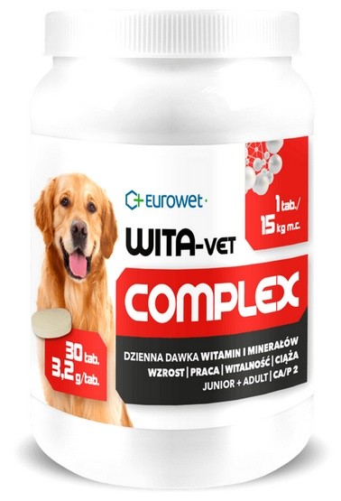 Wita-Vet Complex CA P 2 3,2g 30 tabl.