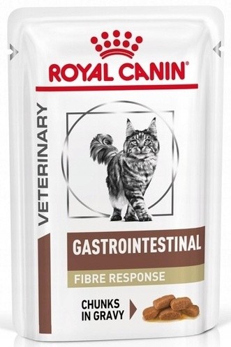 Royal Canin Veterinary Diet Feline Gastrointestinal Fibre Response w sosie...