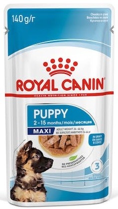Royal Canin Maxi Puppy karma mokra w sosie dla szczeniąt, od 2 do 15 miesiąca...