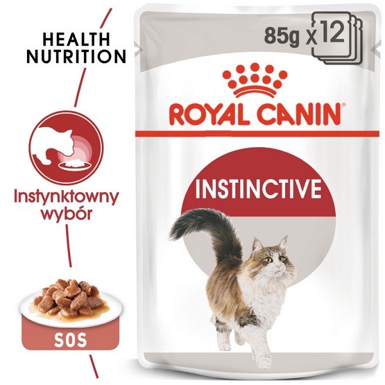 Royal Canin Instinctive w sosie karma mokra dla kotów dorosłych, wybrednych...