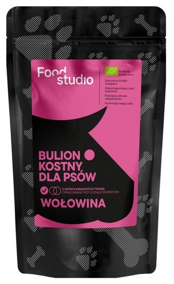 Food Studio Chefs Bulion kostny dla psa - wołowina 230ml