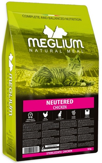 Meglium Cat Adult Neutered Chicken 10kg
