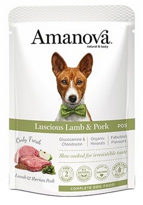 Amanova Dog Adult Luscious Lamb & Pork - jagnięcina i wieprzowina saszetka...
