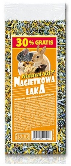 Natural-Vit Nagietkowa Łąka mieszanka dla gryzoni 150g