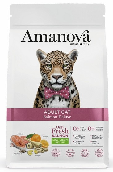 Amanova Cat Adult Salmon Deluxe - łosoś 1,5kg