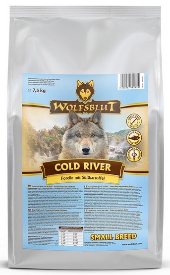 Wolfsblut Dog Cold River Small - pstrąg i bataty 7,5kg